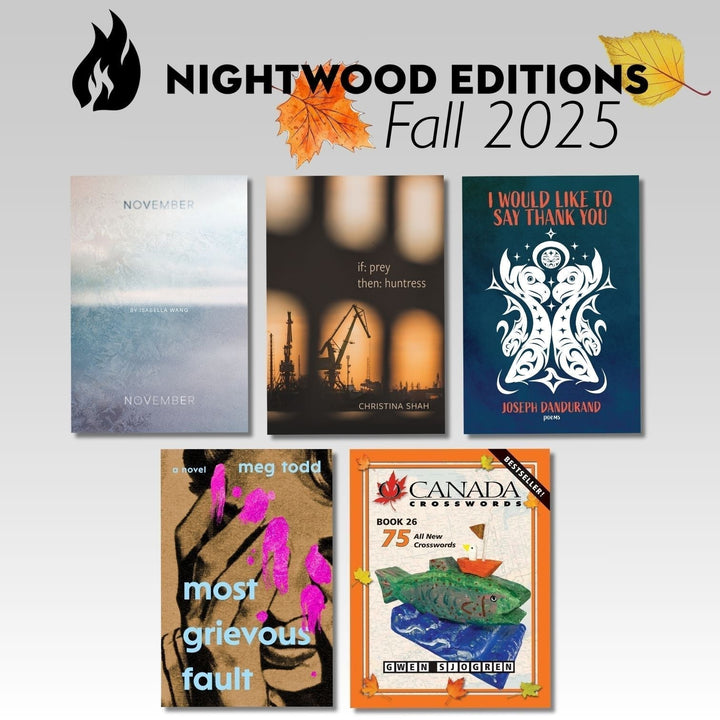 Fall books from Nightwood Editions!