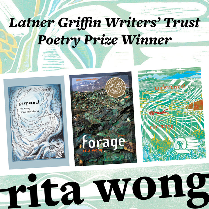 Rita Wong Wins the Latner Griffin Writers’ Trust Poetry Prize!