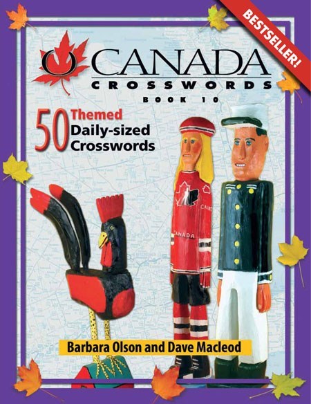O Canada Crosswords Book 10: 50 Themed Daily-sized Crosswords